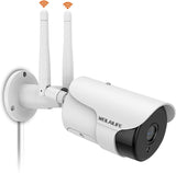(3K 5MP & 2-Way Audio & AI Detection) Wireless Camera Outdoor, WiFi IP Bullet Surveillance Camera, Spotlight & Alarm, Night Vision, Waterproof, Cloud TF/Card Storage Cam for Home Security